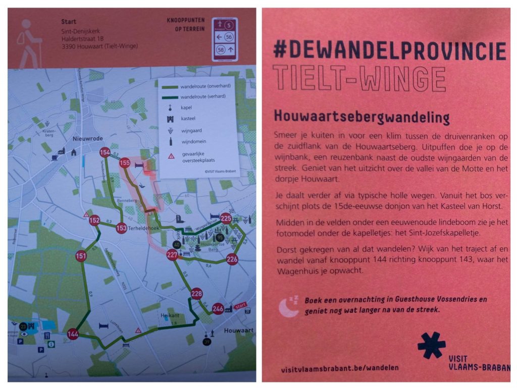 Kaart Houwaartsebergwandeling